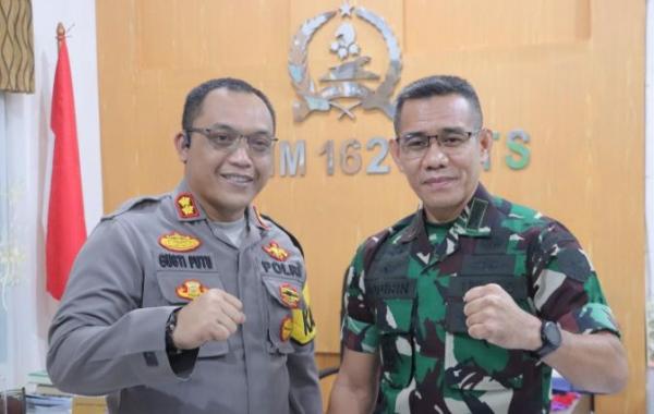 Kapolres serta Dandim TTS Pastikan Sinergitas TNI Polri Tetap aman dan Kondusif