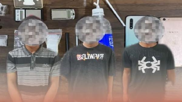Polres Kukar Tangkap Tiga Pengedar Narkoba di Tenggarong Seberang, Puluhan Gram Sabu Disita