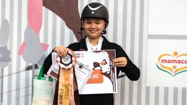 Brandon Toa Bawa Harum Nama Sumut usai Raih 3 Gelar Juara Berkuda di Surabaya