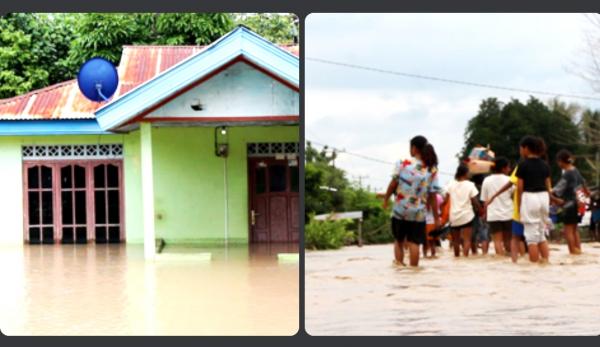 Benenai Mengamuk, Banjir Bandang 1 Meter Terjang 4 Desa di Malaka Barat NTT  Warga Terisolasi