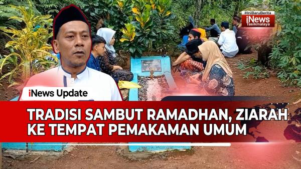 VIDEO: Tradisi Sambut Ramadhan, Ratusan Warga Pasanggrahan Tasikmalaya Berziarah ke Pemakaman Umum