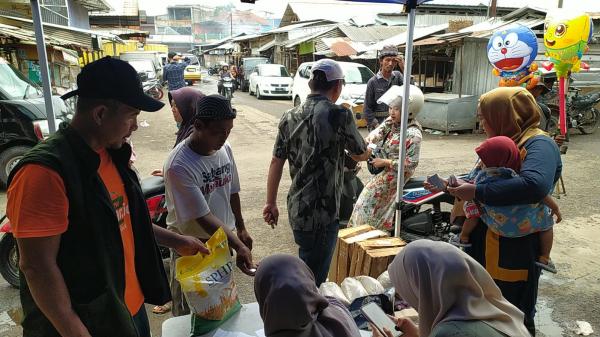 Stabilkan Harga Pangan saat Ramadhan, Koperasi Hippatas bersama BI Tasikmalaya Gelar Operasi Pasar