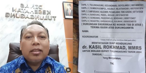 Muncul Penggalangan Dukungan Kasil Rokhmat Bupati Tulungagung: Pegawai RSUD Iskak Jadi Timses?