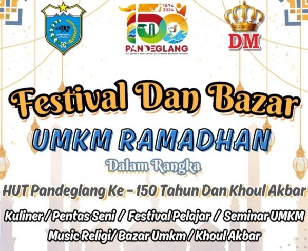 Acara HUT Kabupaten ke-150, Masyarakat Pandeglang Akan Di Hibur Event Ramadhan