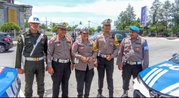 Sinergitas TNI POLRI pada Operasi Keselamatan Turangga di Kota Kupang