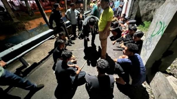 Polsek Medan Baru Gagalkan Pelajar yang Hendak Tawuran di Jalan Gajah Mada, 16 Orang Diamankan