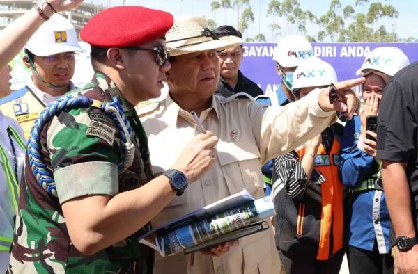 Menhan Prabowo Subianto Kunjungi IKN untuk Meninjau Persiapan Lokasi Upacara Kemerdekaan R.I