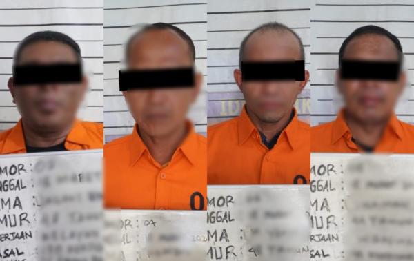 4 Pelaku Pengeroyokan dan Perusakan Kantor Koni Aceh Timur Akhirnya di Tahan