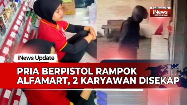 VIDEO: Perampokan Minimarket Alfamart di Tasikmalaya, Pegawai Disekap dan Puluhan Juta Rupiah Raib