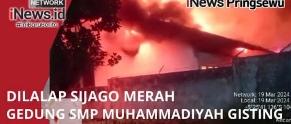 Video Gedung SMP Muhamadiyah Gisting  Terbakar