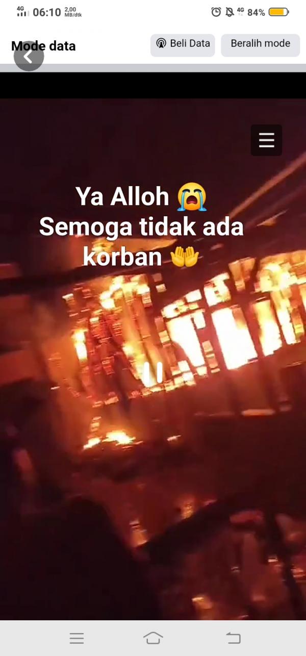 Kebakaran Melanda Asrama SMP di Lampung Timur, Puluhan Santri Kehilangan Segalanya