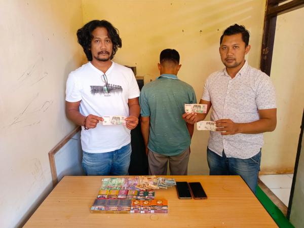 Polisi Tangkap Terduga Pengedar Uang Palsu yang Berkeliaran di Kecamatan Negara Batin