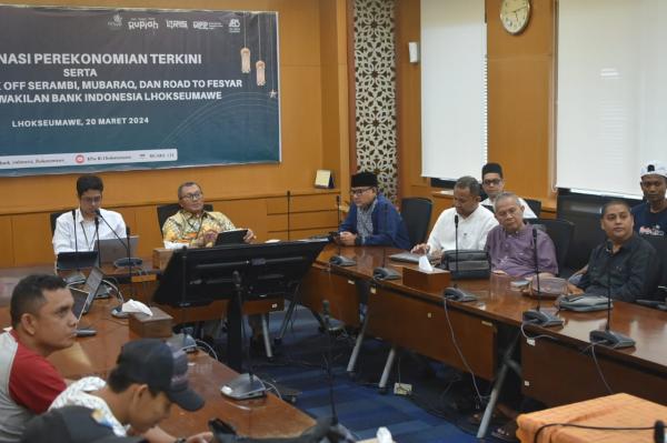 Bank Indonesia Lhokseumawe Sampaikan Perkembangan Ekonomi dan Inflasi