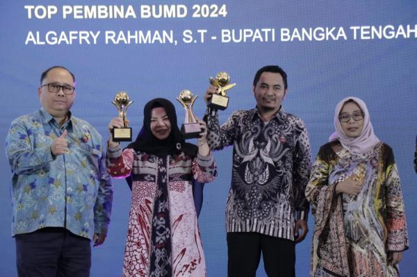 RSUD Drs. H. Abu Hanifah Toreh Prestasi di Ajang Top BUMD Awards 2024, Bawa Pulang 3 Trofi