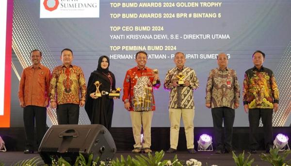 Sumedang Kembali Sabet Empat Penghargaan di Ajang TOP BUMD Award 2024