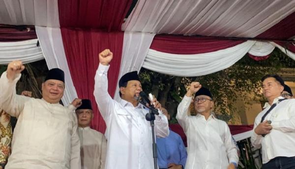 Prabowo Ucapkan Terima Kasih Kepada Jokowi, Menang Pilpres 2024