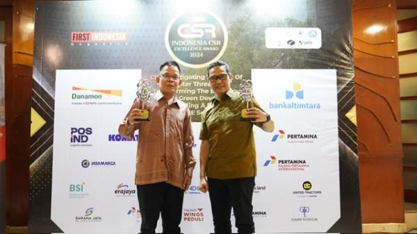 Sukses Gulirkan Program TJSL, Pos Indonesia Borong Empat Penghargaan CSR 