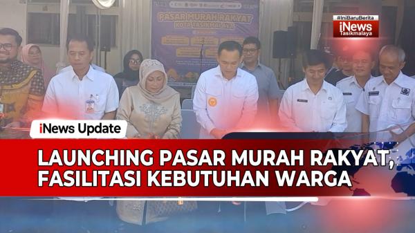 VIDEO: Pj Wali Kota Tasikmalaya Cheka Virgowansyah Launching Pasar Murah, Fasilitasi Kebutuhan Warga