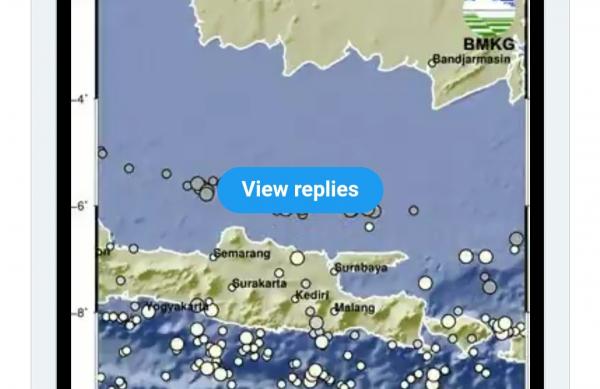 Surabaya Gempa Bumi, Getaran Cukup Lama Warga Panik!