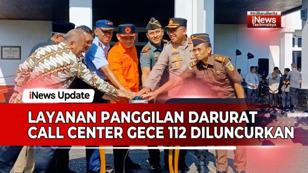 VIDEO: Layanan Panggilan Darurat Call Center GeCe 112 Resmi Diluncurkan oleh Pemkot Tasikmalaya