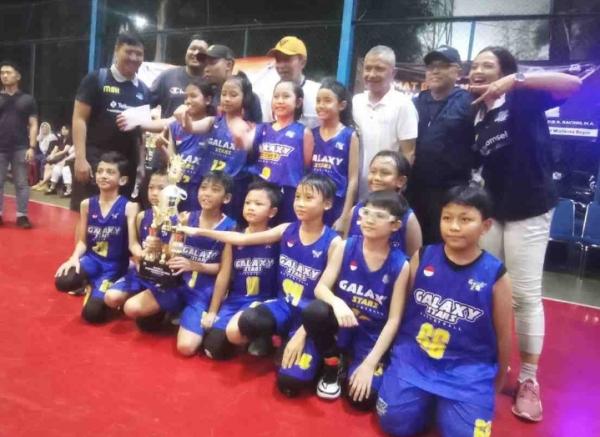 Galaxy Stars Bogor Sabet Enam Trofi Kejuaraan Bola Basket Ramadhan Cup 2024