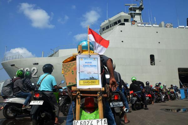 Mudik Gratis Naik Kapal Perang TNI AL, Simak Rute Perjalanan, Pendaftaran dan Syaratnya