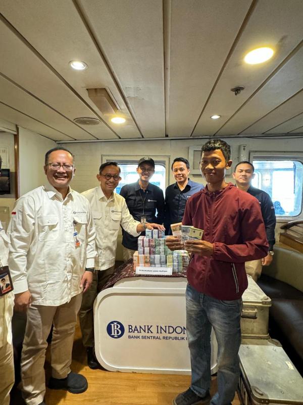 Bank Indonesia Perluas Layanan Penukaran Uang di Atas Kapal Fery Bakauheni-Merak