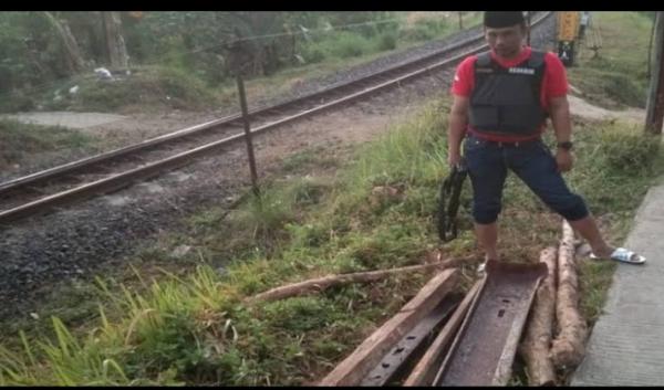 Aksi Pencurian Rel Kereta Api Terungkap, Polsek Natar Lampung Selatan Ringkus Pelaku