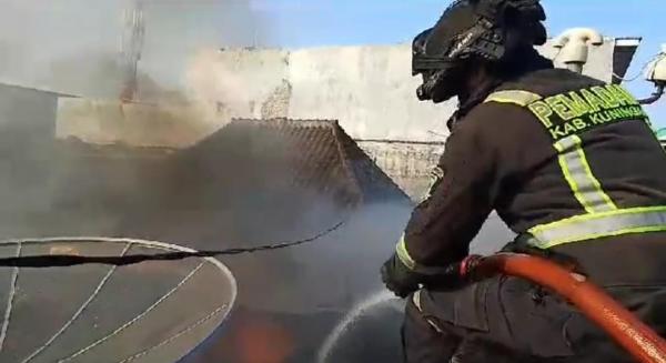 Musibah Kebakaran Menimpa Rumah di Permukiman Padat Penduduk Pusat Kota Kuningan