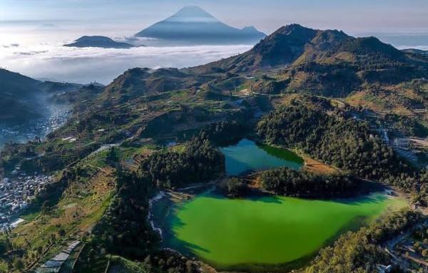 5 Danau Eksotis di Indonesia Suka Berubah Warna, Nomor 3 di Dataran Tinggi Dieng