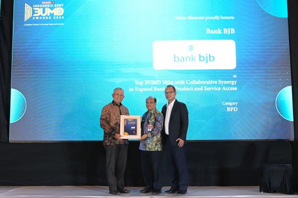 Raih Indonesia Best BUMD Award 2024, Bank Bjb Sukses Akselerasi Ekonomi Daerah