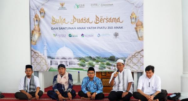 Ngalap Berkah Ala CSG di Bulan Ramadhan, Buka Puasa dan Santuni 350 Anak Yatim di Karawang