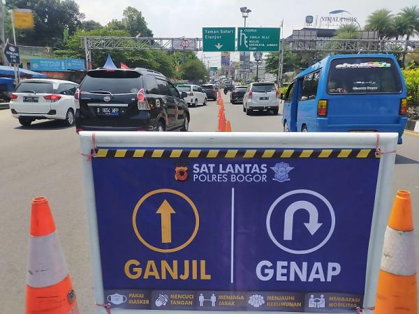 Libur Lebaran Kerap Macet, Polisi Terapkan Ganjil-Genap di Jalur Puncak Bogor