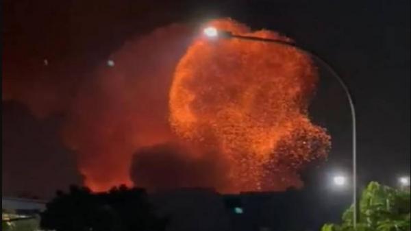 Gudang Amunisi TNI Armed Meldak di Bekasi, Bola Api Menjulang ke Angkasa