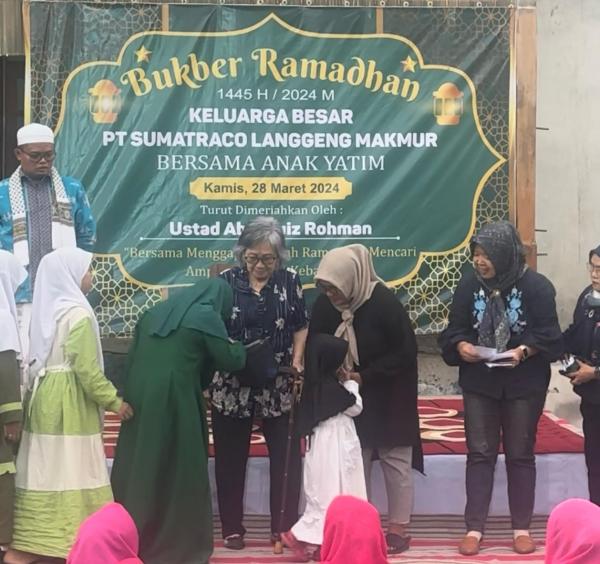 Buka Bersama Berkah Ramadan, PT Sumatraco Berikan Kebahagiaan pada Anak Yatim Piatu