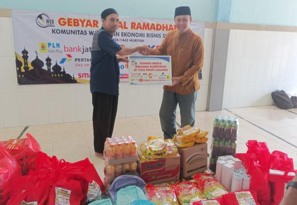 Komunitas Wartawan Ekonomi Bisnis Gandeng Korporasi Donasi ke Tiga Panti Asuhan di Kota Surabaya