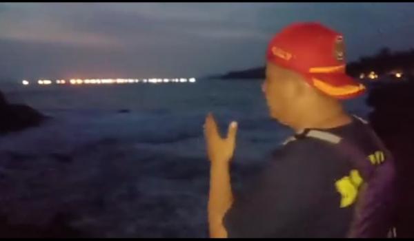 Seorang Pemancing Terseret Ombak di Lampung Selatan