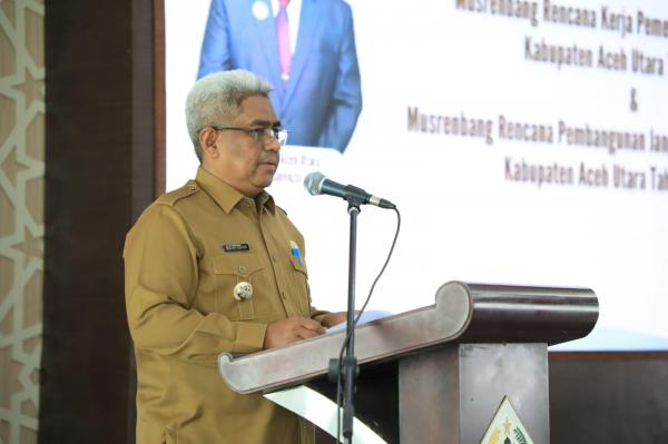 Buka Musrenbang RKPD, Pj Bupati Mahyuzar Tegaskan 7 Prioritas Pembangunan Aceh Utara 2025