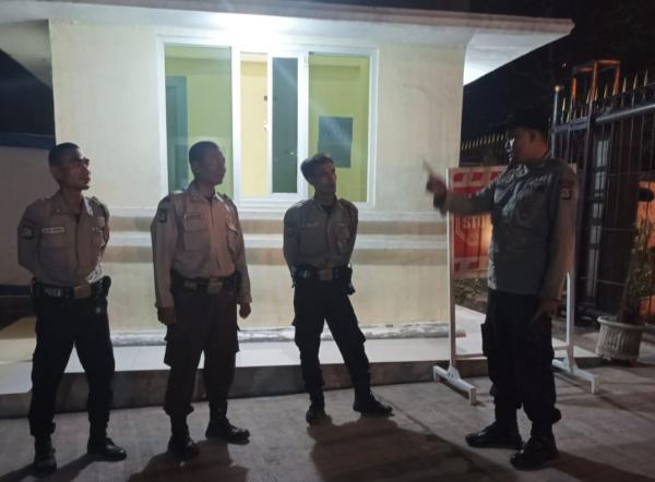 Samapta Polsek Purwakarta Patroli ke Satpam Kampus Untirta dan Himbauan Kamtibmas