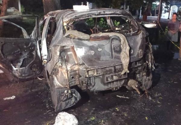 Kecelakaan Maut Honda Brio Tabrak Pohon, Sopir dan Penumpangnya Tewas Terbakar