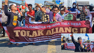 Aksi di PT MNA, Anak Forum mintak ALIANG keluar dari Wilayah Kuala Tanjung
