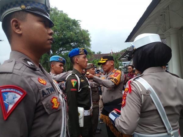 Pengamanan Arus Mudik, Polres Ciamis Kerahkan 341 Personel