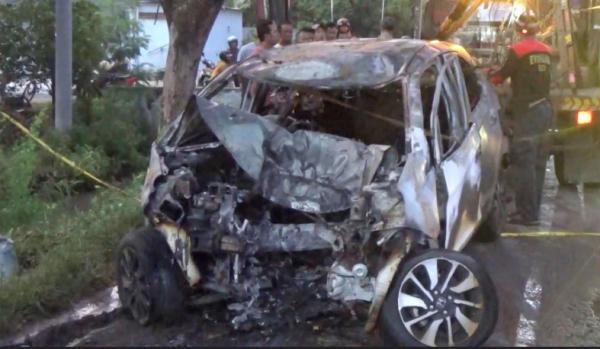 Update Kecelakaan Brio di Ponorogo Tewaskan 2 Orang Terbakar, Ditemukan Jerigen Besi