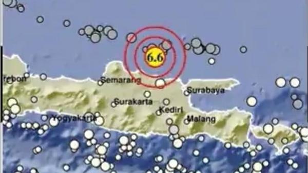 Tuban Jawa Timur Diguncang Gempa Magnitudo 5,6 tidak Berpotensi Tsunami  