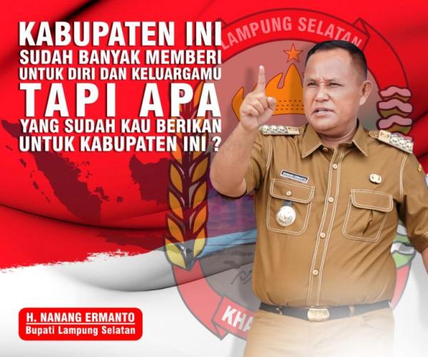 Kepala Bagian Hukum Lampung Selatan Klaim Nanang Ermanto Berhak Maju Pilbup 2024