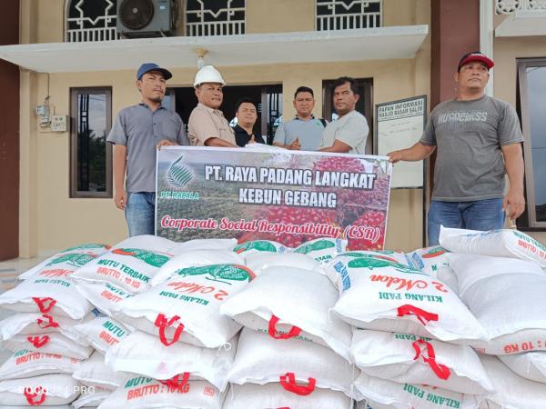 Sambut Lebaran, PT Rapala Salurkan CSR untuk Masyarakat di Kabupaten Langkat