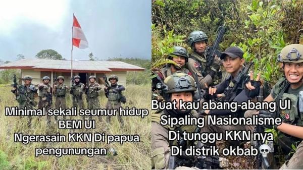 Satgas TNI di Papua Tantang BEM UI KKN di Papua, Netizen: Open Donasi Yuk Supaya Bisa ke Sana