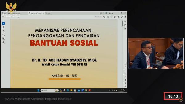 Jadi Saksi di Sidang MK untuk Prabowo-Gibran, Wakil Ketua Komisi VIII DPR Beberkan Mekanisme Bansos