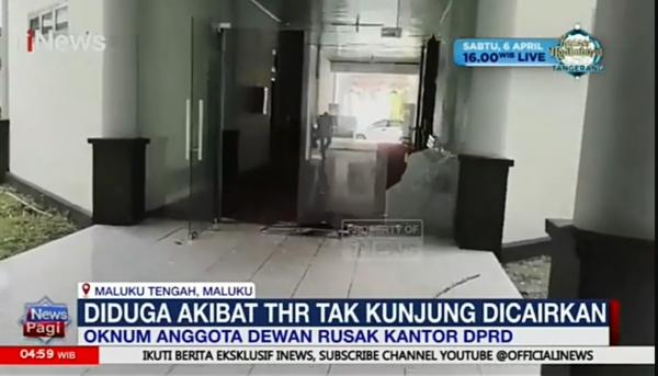 Video THR Belum Cair Anggota DPRD Maluku Ngamuk