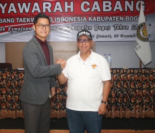 KONI Apresiasi Langkah Maju Pengcab Taekwondo Kabupaten Bogor Kerjasama Gandeng JTrust Bank